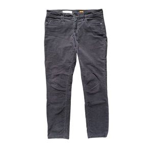 Pilcro and the Letterpress Gray Straight Leg Corduroy Pants 29